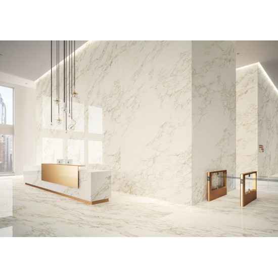 CALACATTA GOLD CONTINUOUS VEINING | Marble Experience