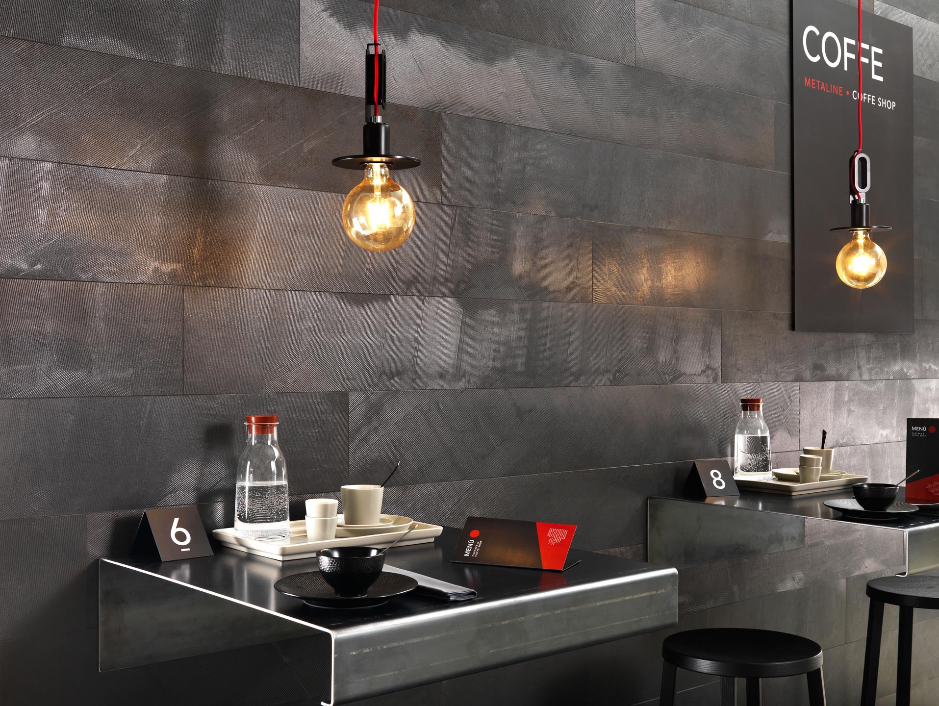 Metal Effect Porcelain Tiles